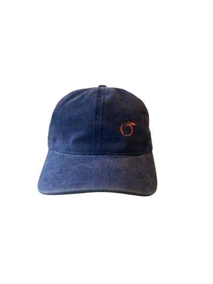 Silky lined baseball cap in midnight blue