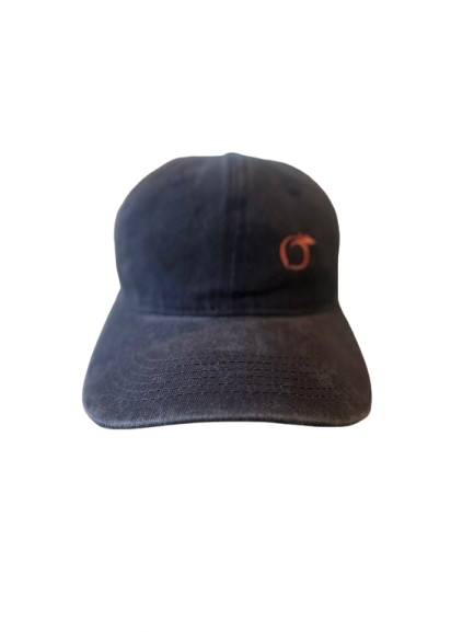 silky lined baseball cap in midnight black