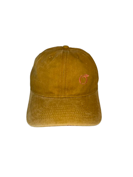 Silky Lined Baseball Cap in mustard