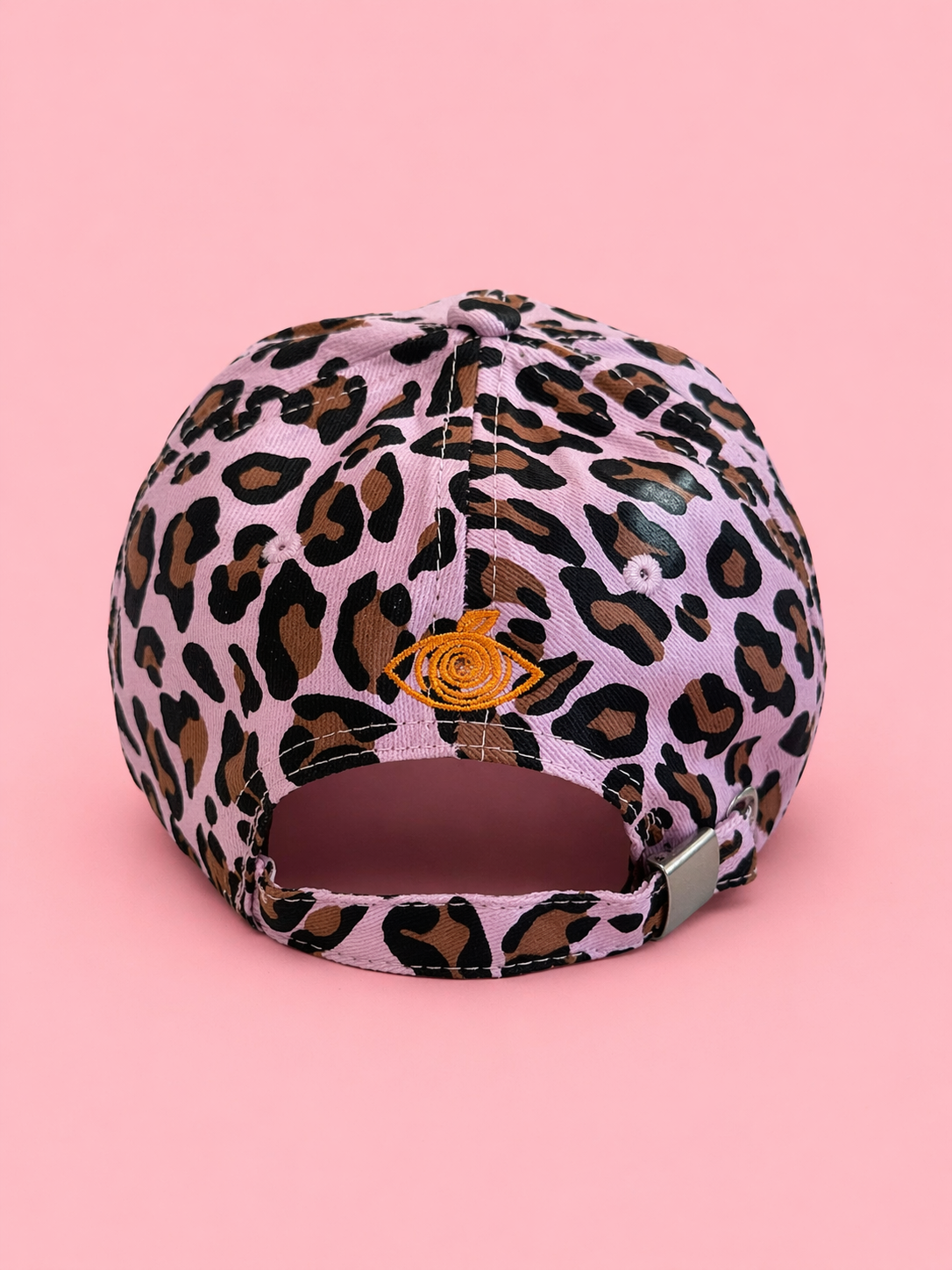 Proud peach silky lined cap in lilac