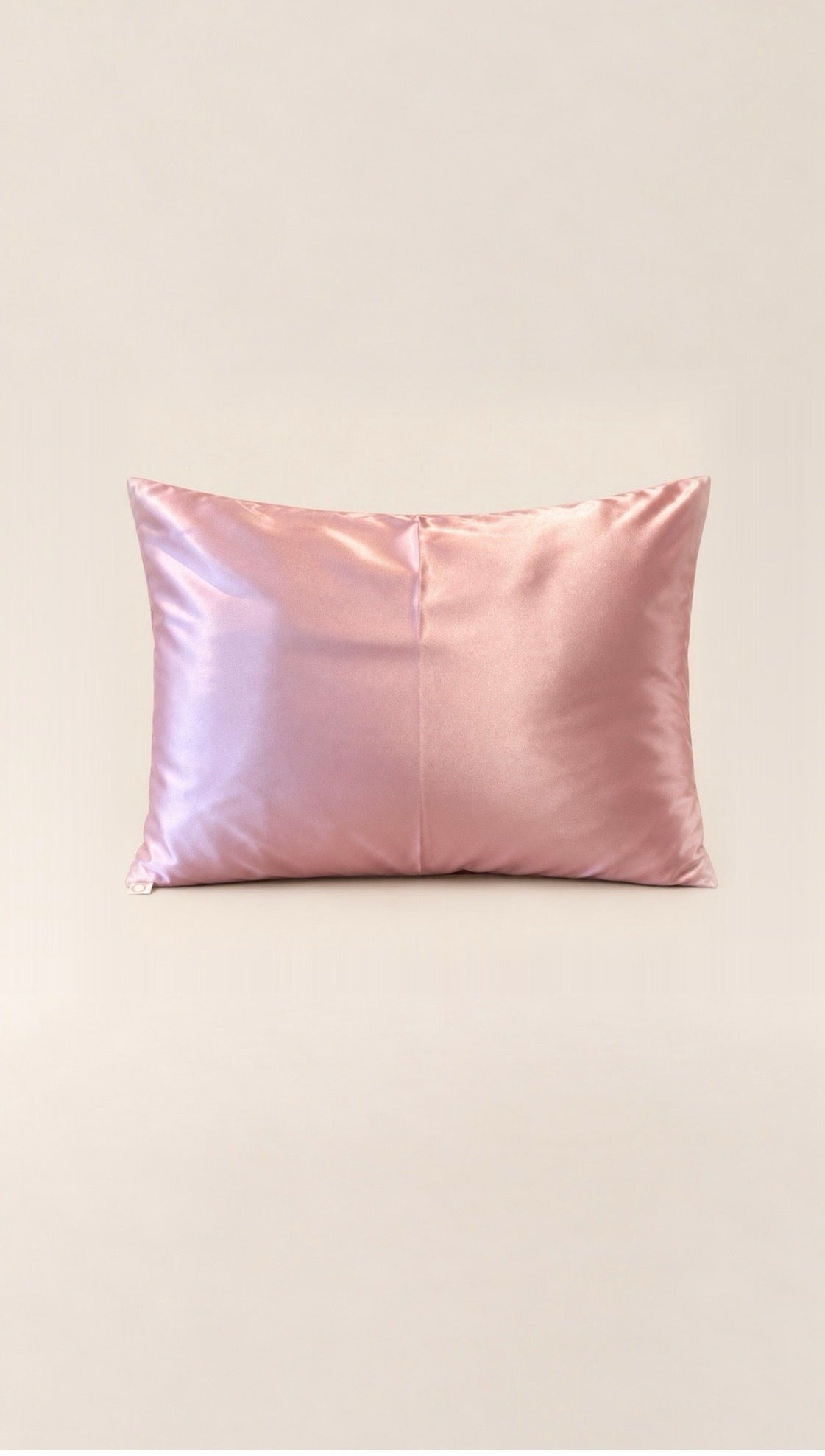 proud peach silky pillowcase in blush pink