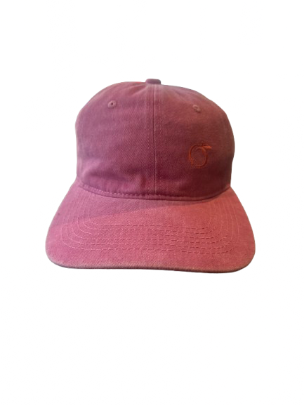 silky lied baseball cap in baby pink