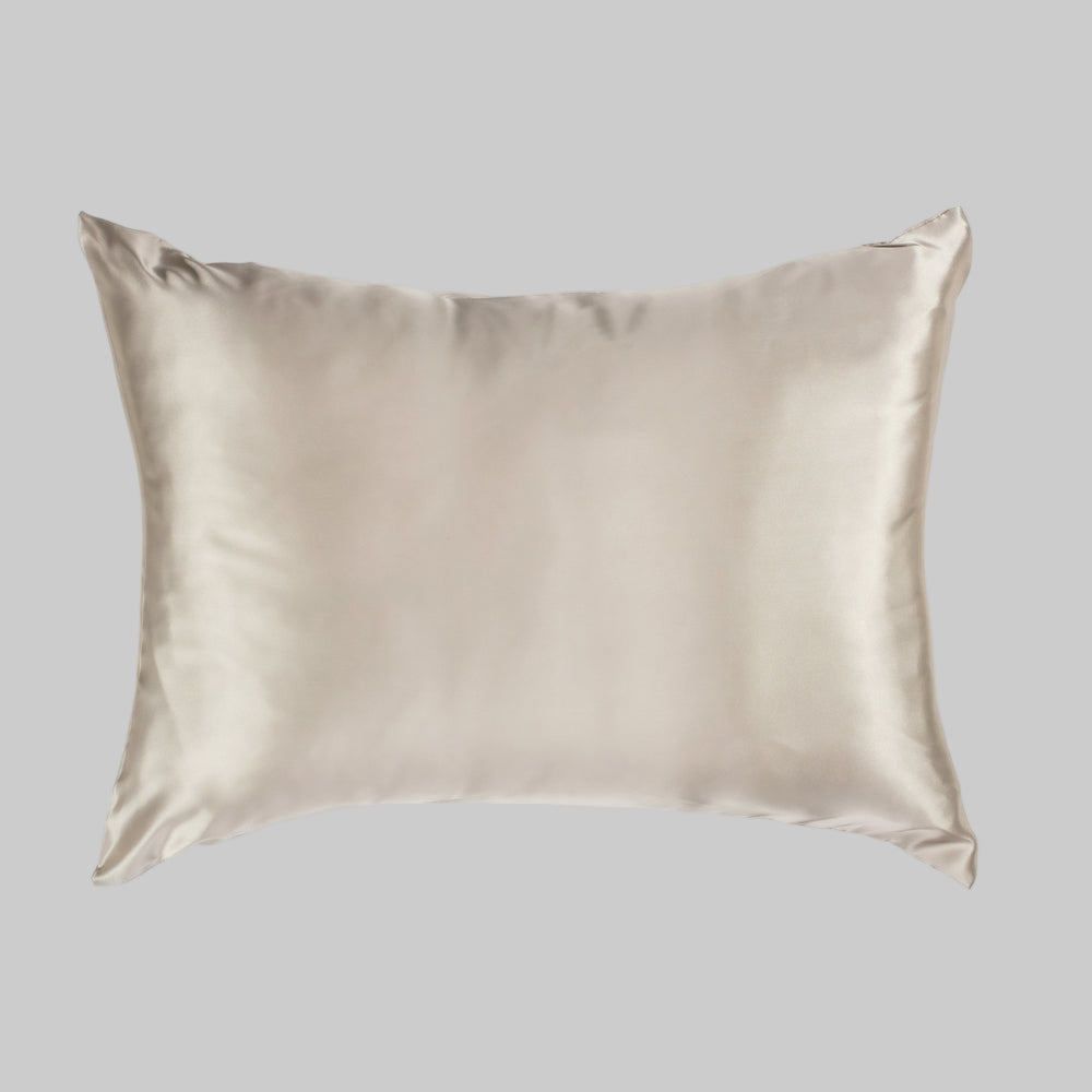 silky pillowcase in mushroom