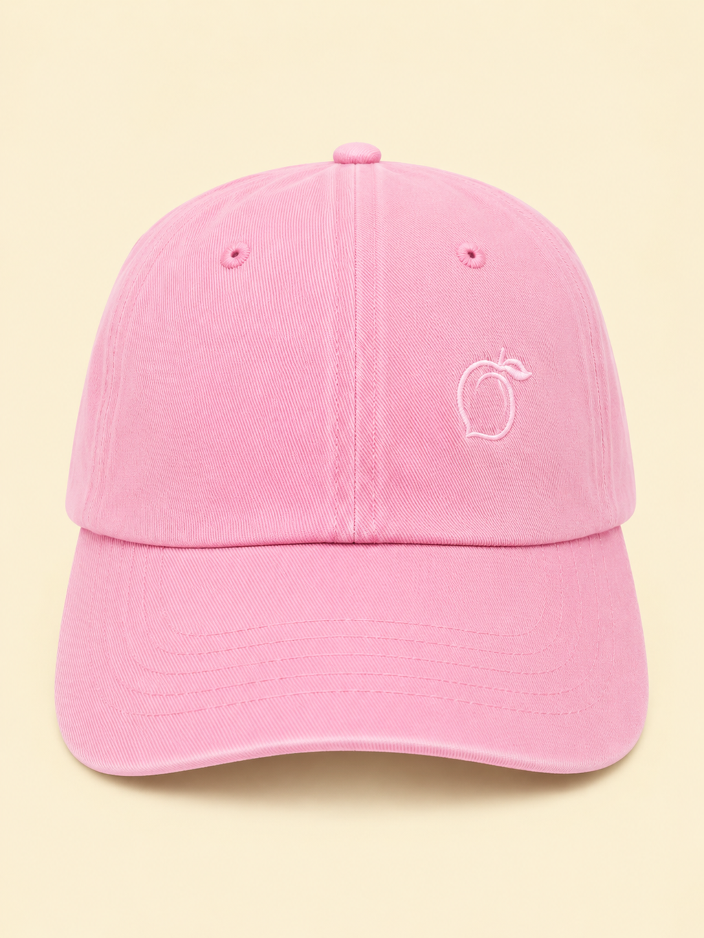 The proud peach relaxed fit effortlessly cool cap in baby pink SILKY LINED