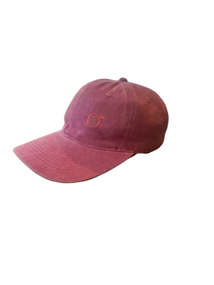 silky lied baseball cap in baby pink