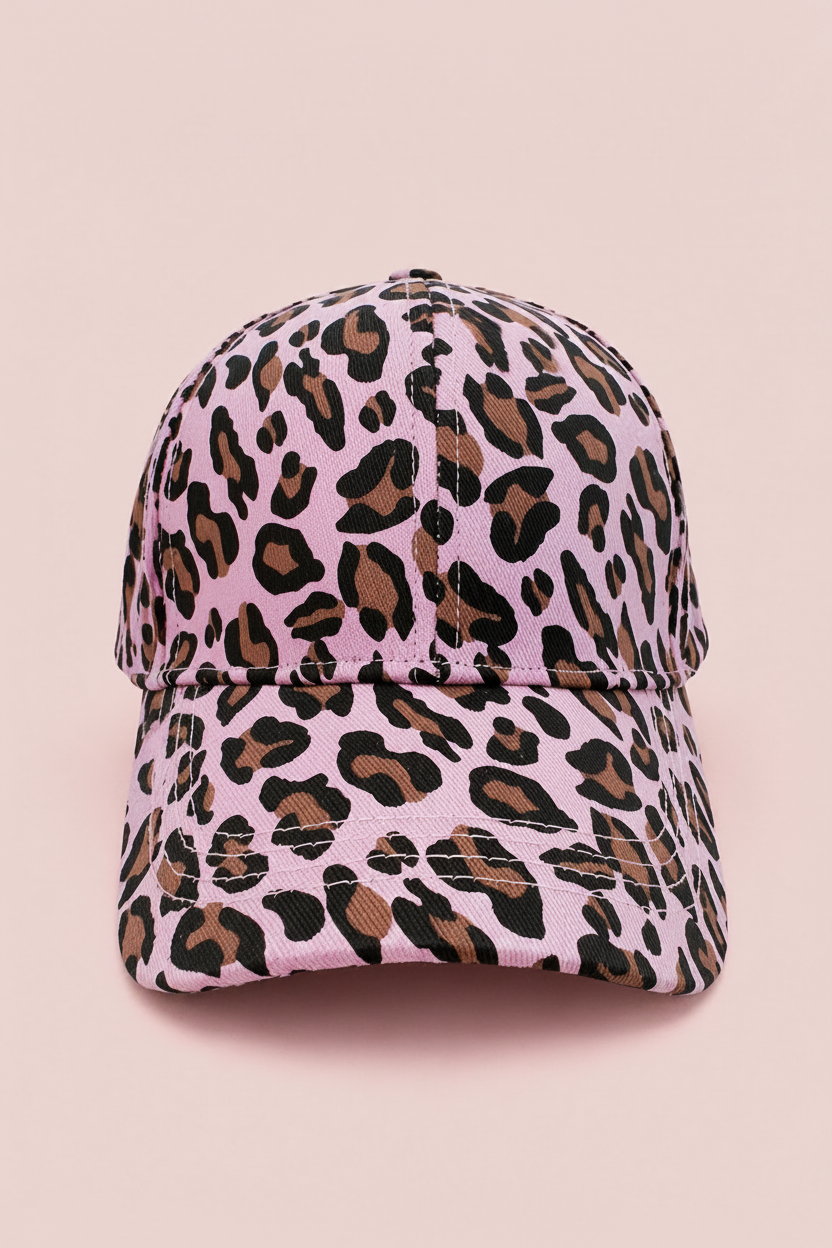 Proud peach silky lined cap in lilac