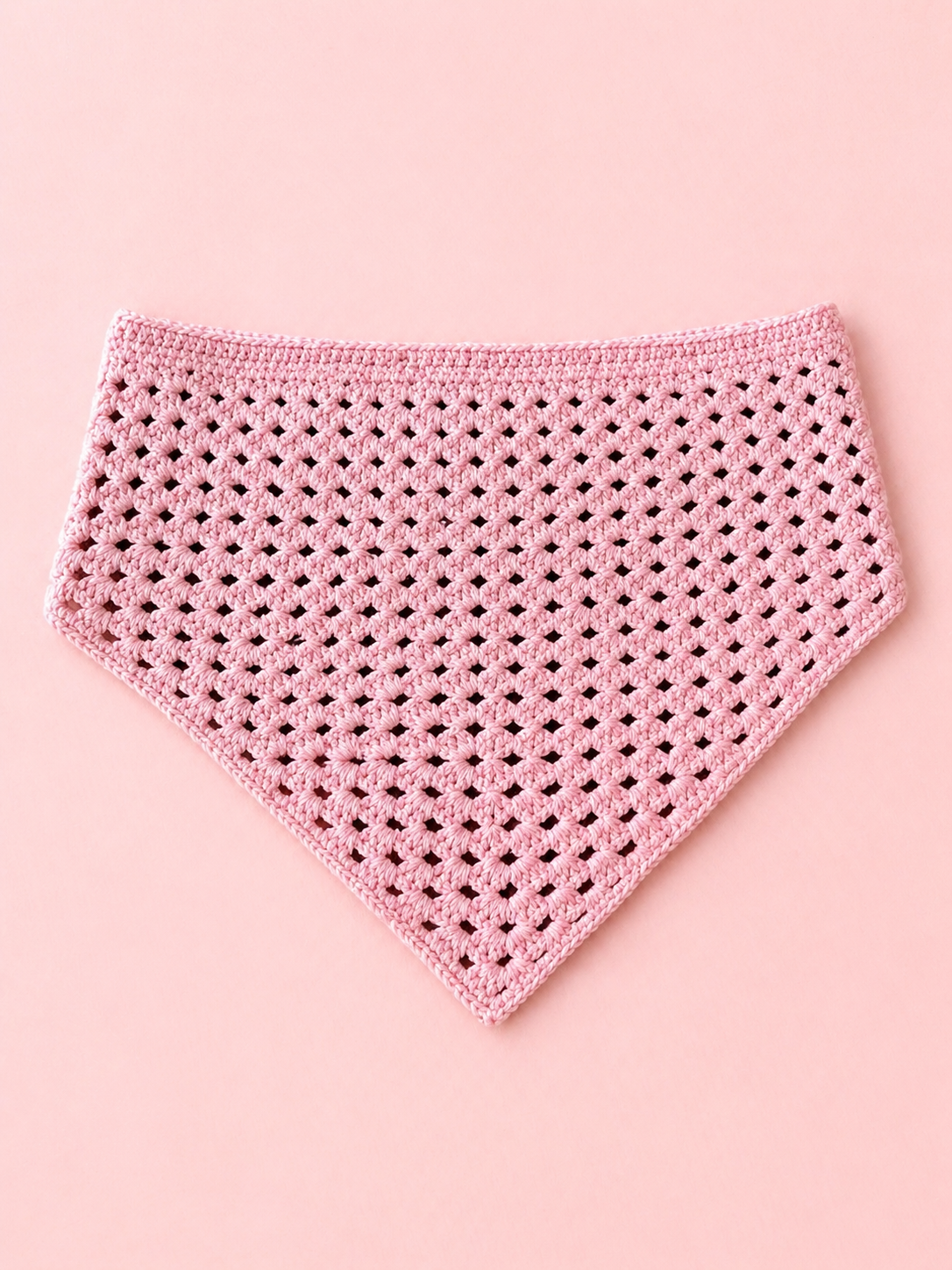 Proud peach hair bandana silky lined in baby pink