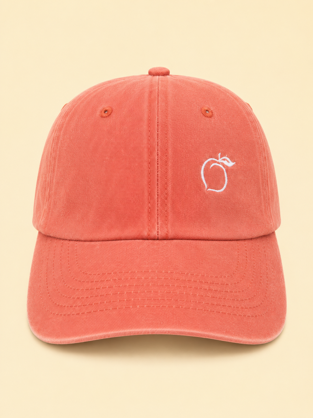 The proud peach relaxed fit effortlessly cool cap in PEACH silky lined