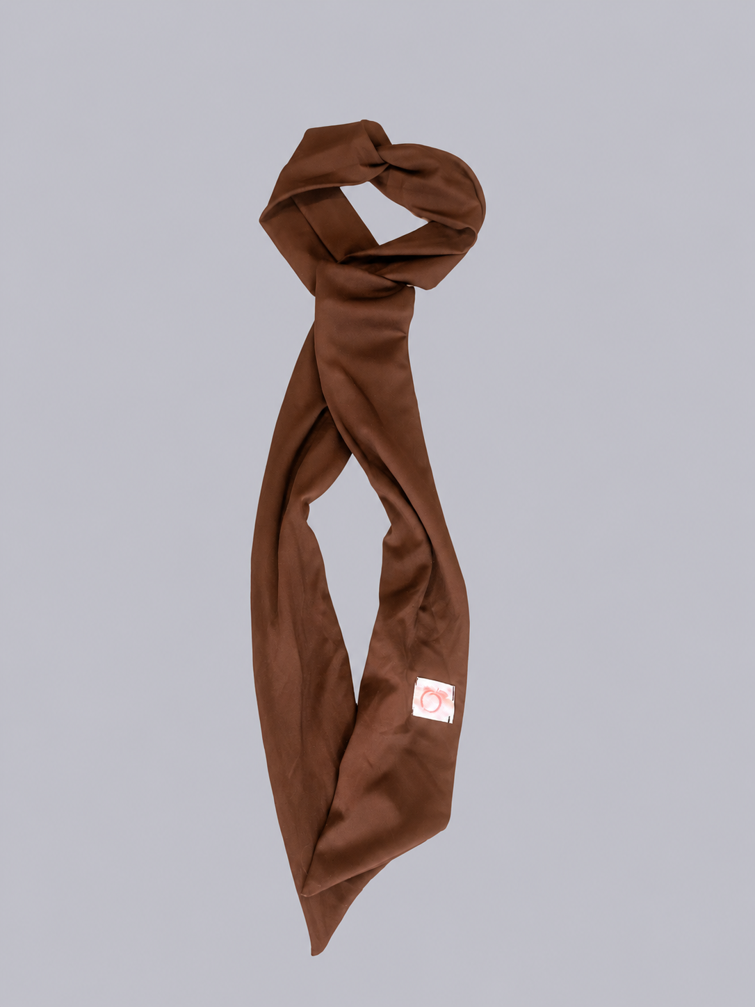 Proud peach heatless wave texture band in brown