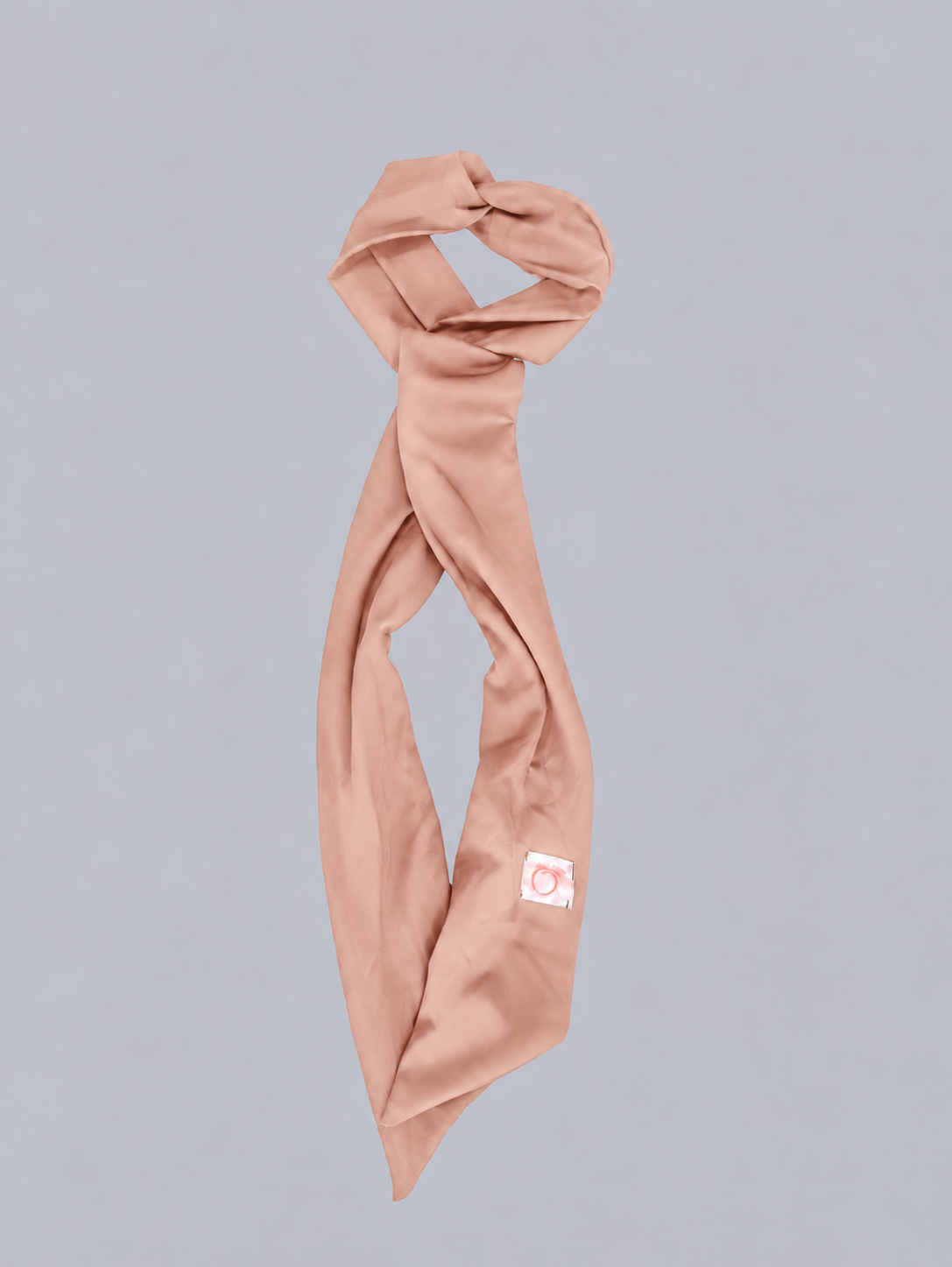 Proud peach heatless wave texture band in nude
