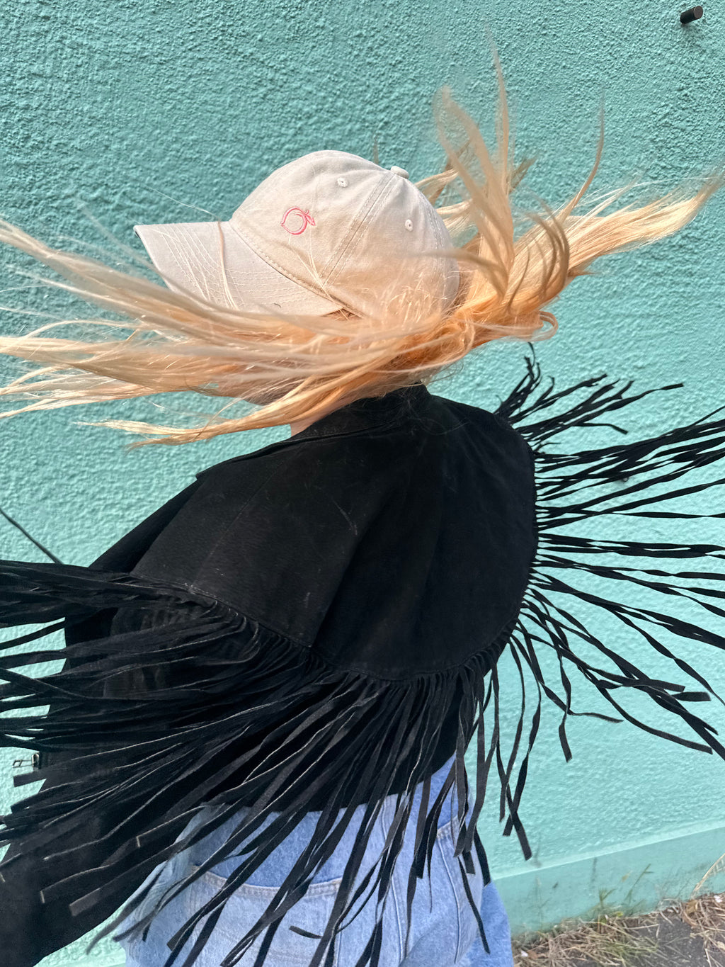 silky lined baseball cap in stone