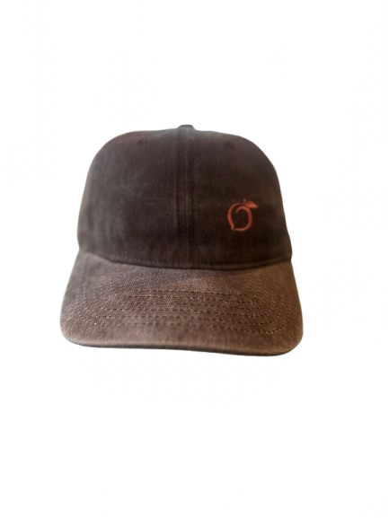 silky lied baseball cap in mink