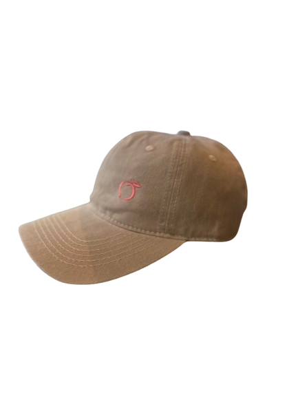 silky lined baseball cap in stone